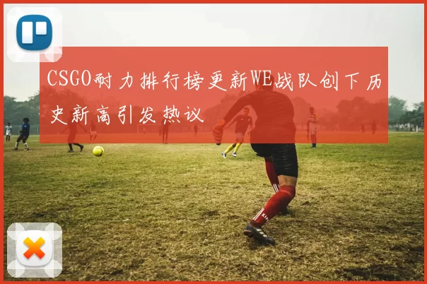 CSGO耐力排行榜更新WE战队创下历史新高引发热议